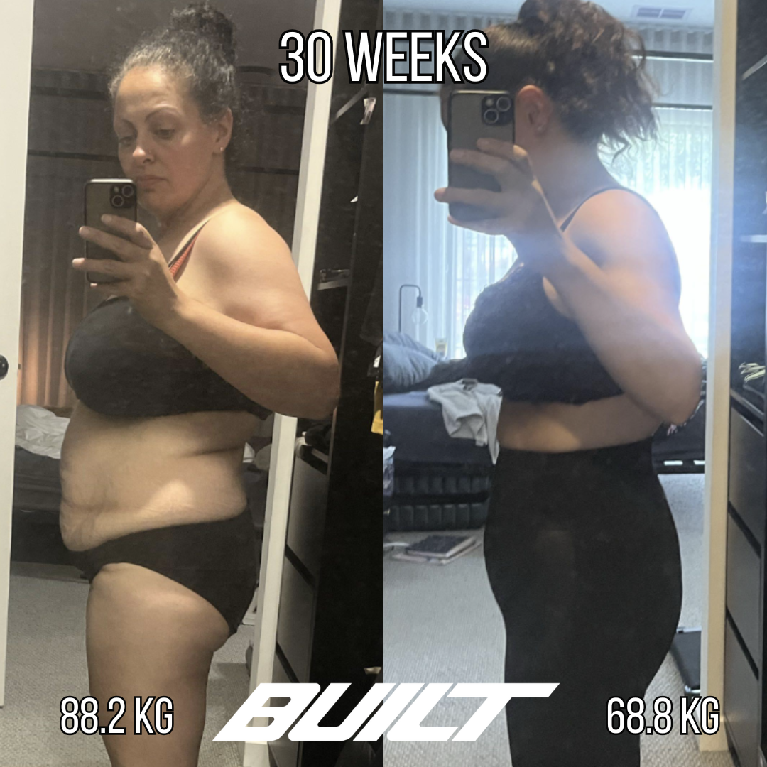 Bec McEwan — 88.2kg to 68.8kg in 30 weeks